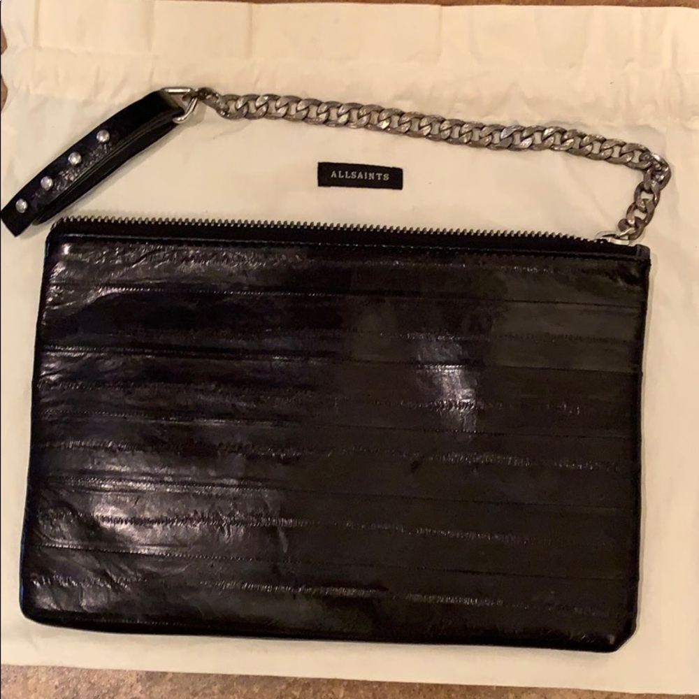 All Saints Clutch with Chain